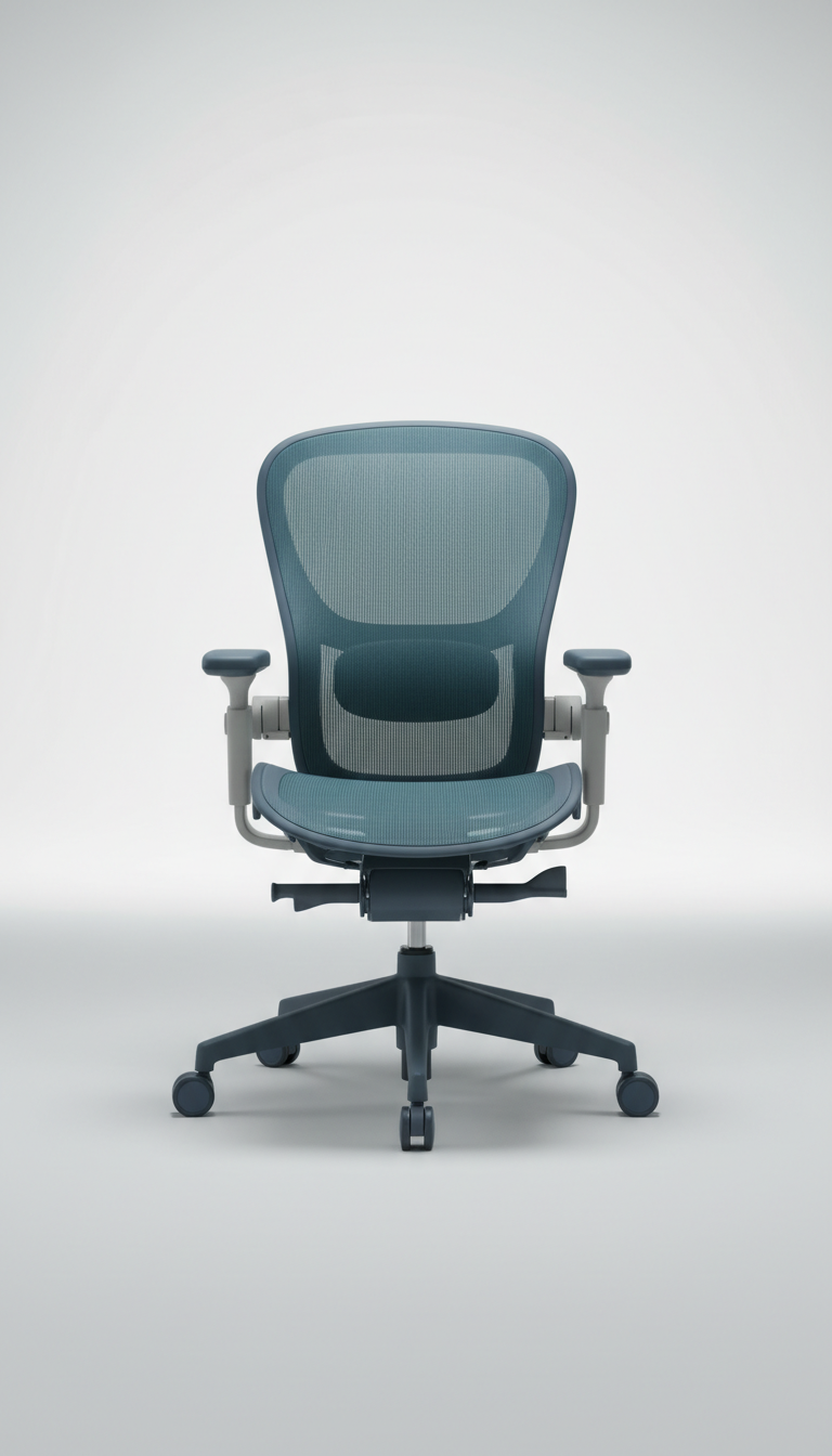 Graphite Blue ergonomic chair
