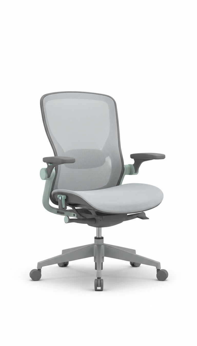 Mist Grey ergonomic chair