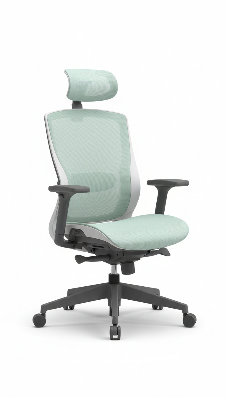 Frosted Mint ergonomic chair