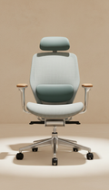 Aluminum frame adjustable ergonomic chair