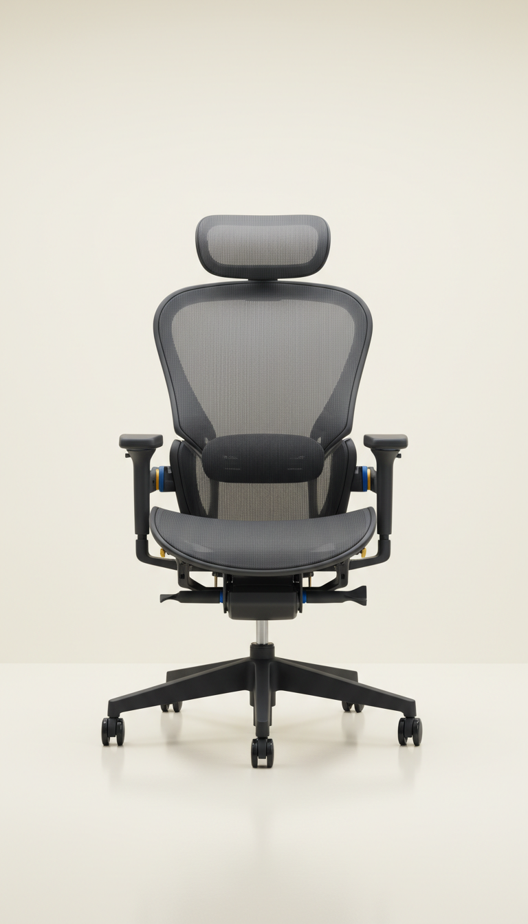 Obsidian Performance ergonomic chair with mesh back