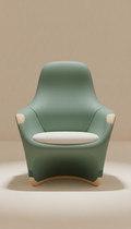 Molded foam executive ergonomic chair